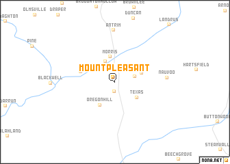 map of Mount Pleasant