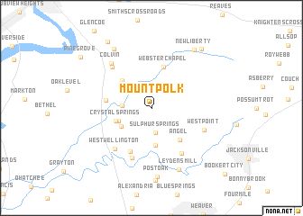 map of Mount Polk