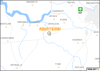 map of Mount Sinai