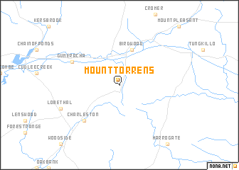 map of Mount Torrens