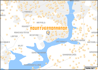 map of Mount Vernon Manor