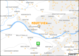 map of Mountview