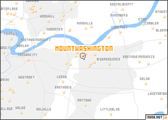 map of Mount Washington