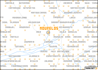 map of Mourelos