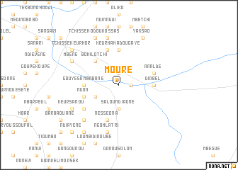 map of Mouré