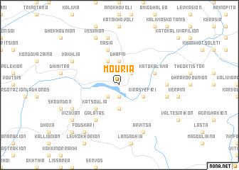 map of Mouriá
