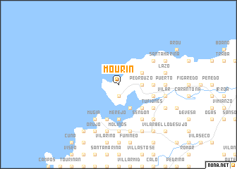 map of Mourín
