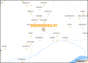 map of Mouroungoulay