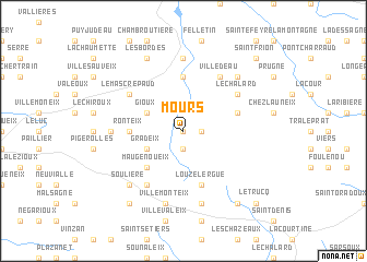 map of Mours