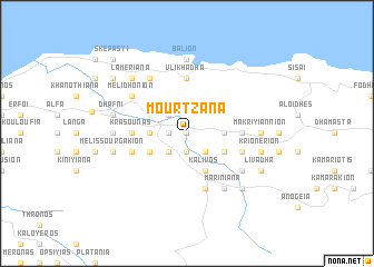 map of Mourtzaná