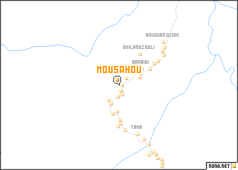 map of Mousahou