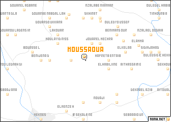 map of Moussaoua