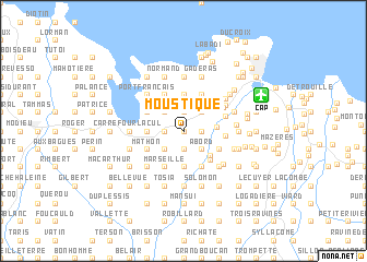 map of Moustique