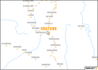 map of Moutébé