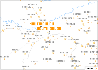 map of Moutimoulou
