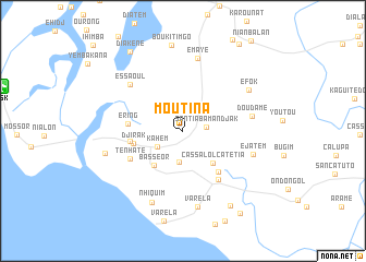 map of Moutina