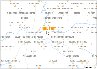 map of Mouton