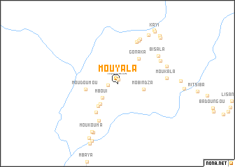 map of Mouyala