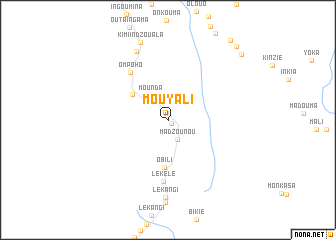 map of Mouyali