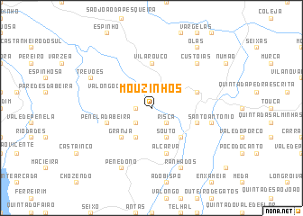 map of Mouzinhos