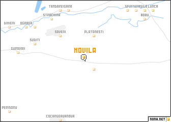 map of Movila
