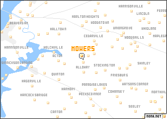 map of Mowers