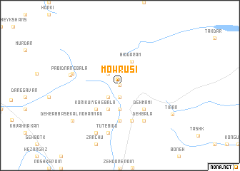 map of Mowrūs̄ī