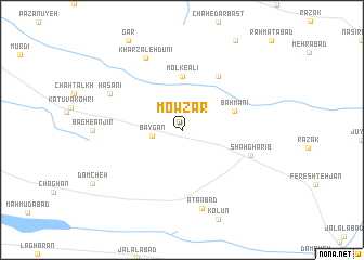 map of Mowzār