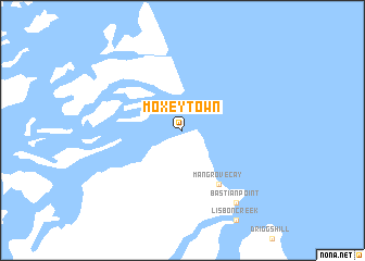 map of Moxey Town