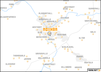 map of Moxham