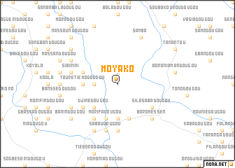 map of Moyako