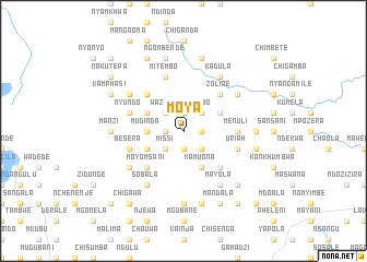 map of Moya