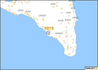 map of Moya