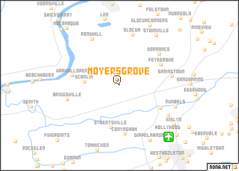 map of Moyers Grove