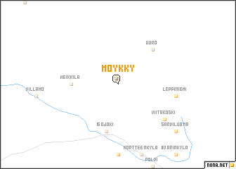 map of Möykky