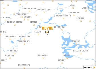 map of Moyne