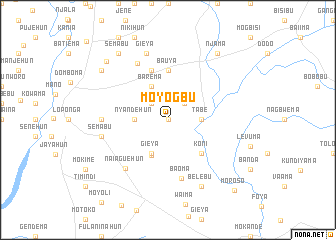 map of Moyogbu