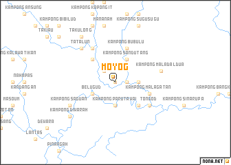 map of Moyog