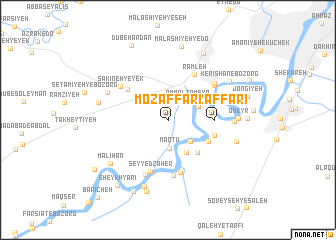 map of Moz̧affarī