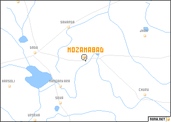 map of Mozamābād