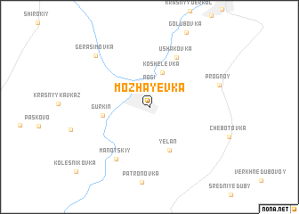 map of Mozhayevka