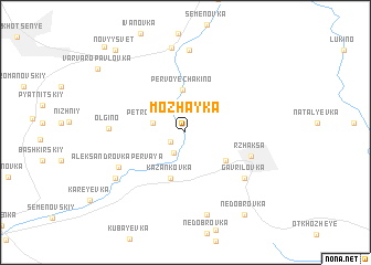 map of Mozhayka