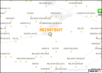 map of Mozhayskiy