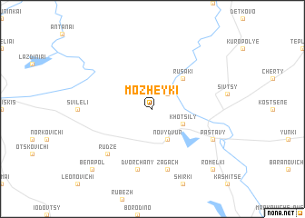 map of Mozheyki
