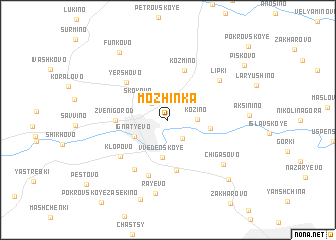 map of Mozhinka