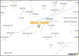 map of Mozolyuvka