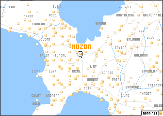 map of Mozon