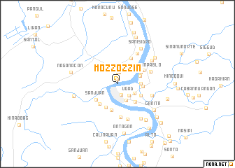 map of Mozzozzin