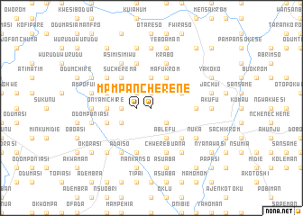 map of Mpancherene