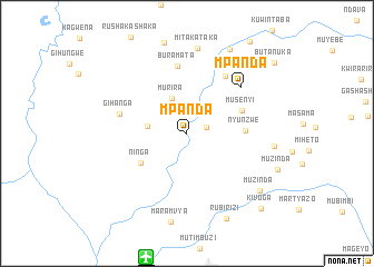 map of Mpanda